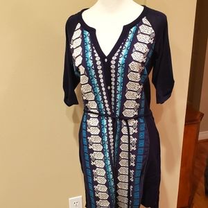 Anthropologie embroidered tunic